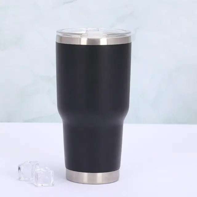 Gobelet thermos avec couvercle à glissière