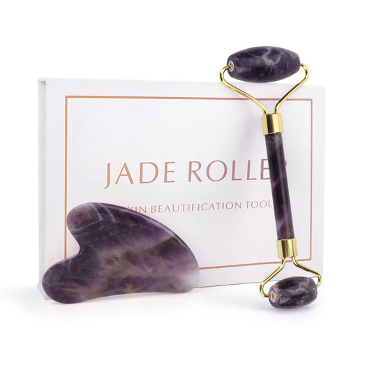 Gua Sha et roller pour massage facial